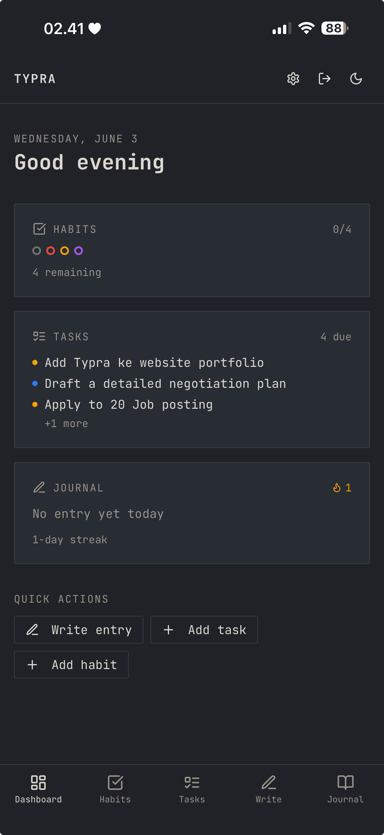 Typra screenshot 1