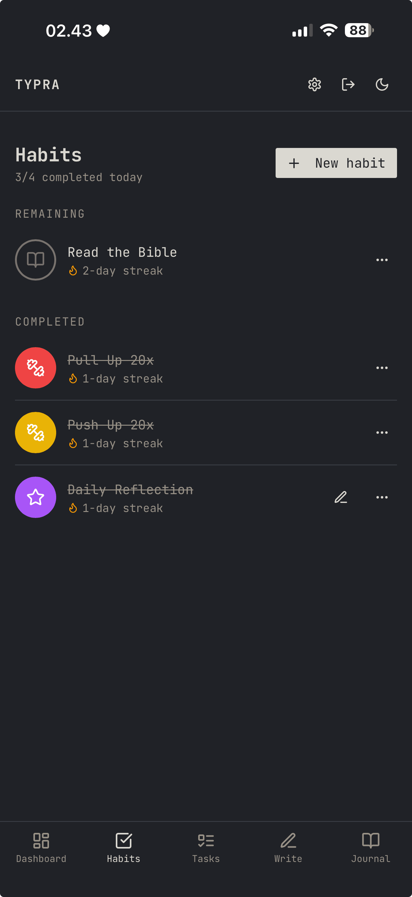 Typra screenshot 2