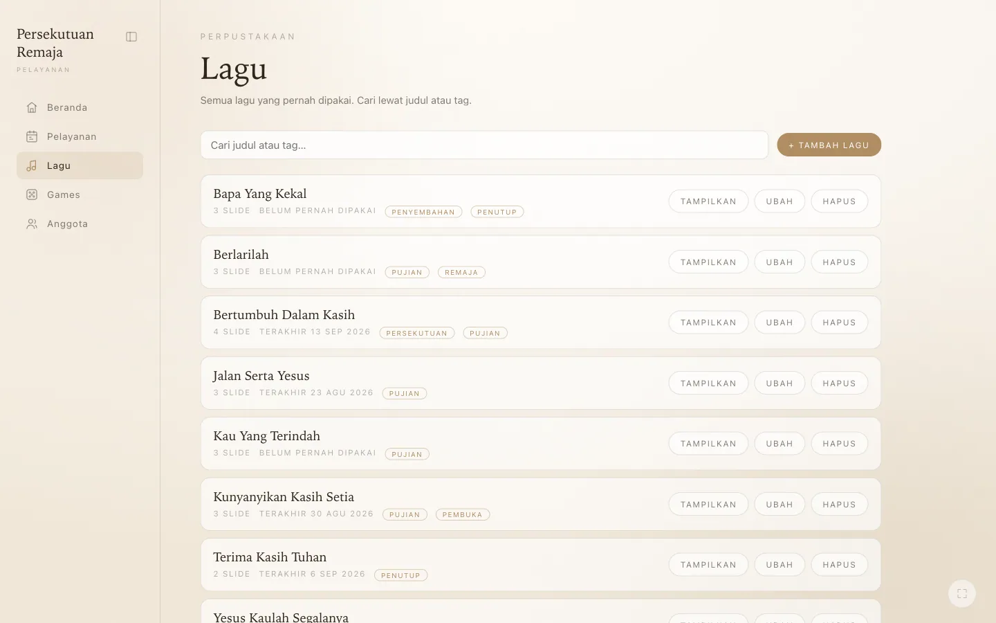 Persekutuan Remaja Screenshots, image 5 of 9