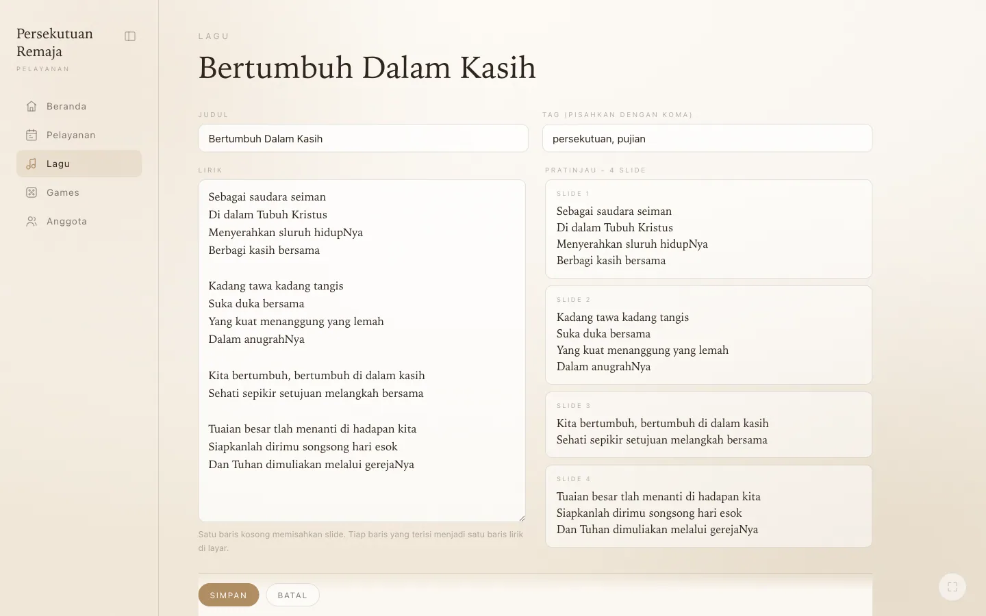 Persekutuan Remaja Screenshots, image 6 of 9